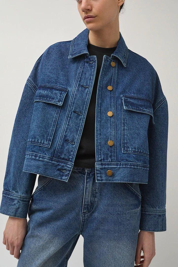 Ladies Embroidered Denim Jacket